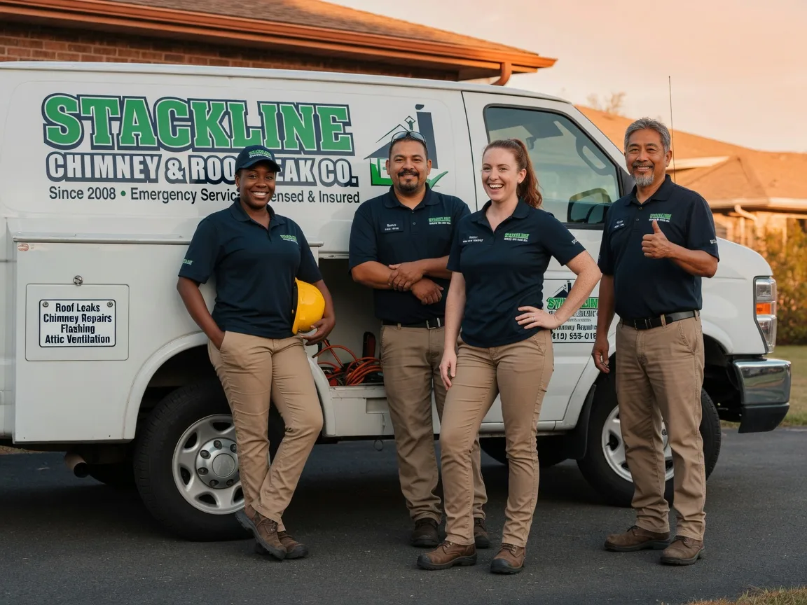 Chimney flashing repair company in Kaw City, OK